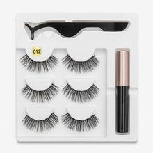 Load image into Gallery viewer, Magnetic Eyeliner with Eyelashes 3 Pairs
