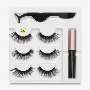 Magnetic Eyeliner with Eyelashes 3 Pairs