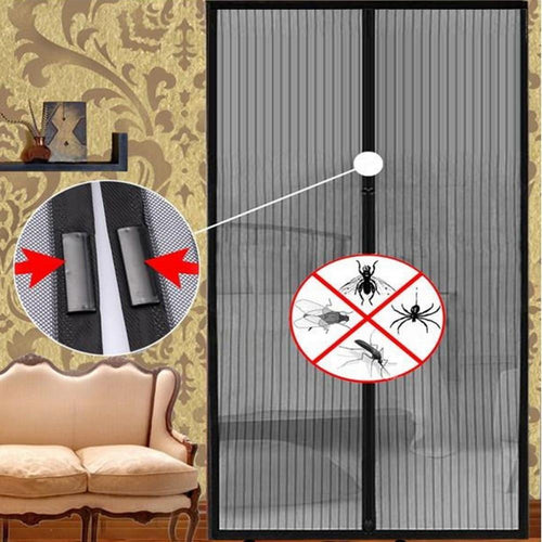 Magnetic Mesh Screen Door Curtain