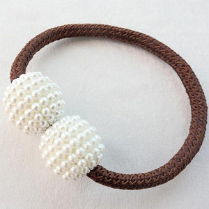 Magnetic Pearl Curtain Tie Backs