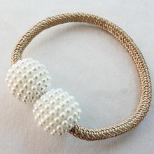 Load image into Gallery viewer, Magnetic Pearl Curtain Tie Backs