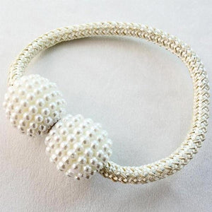 Magnetic Pearl Curtain Tie Backs