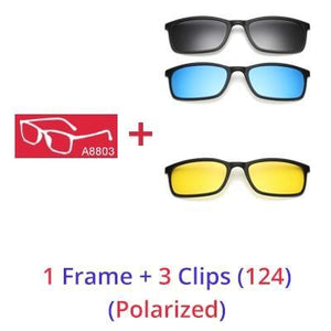 Magnetic Snap On Sunglasses