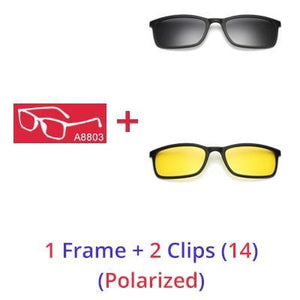 Magnetic Snap On Sunglasses