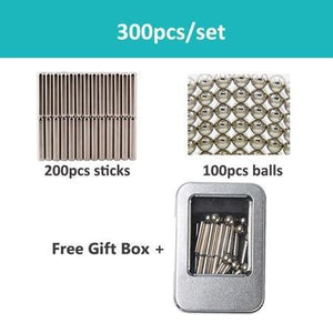 Magnetic Sticks & Steel Balls Construction Set