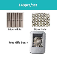 Load image into Gallery viewer, Magnetic Sticks &amp; Steel Balls Construction Set