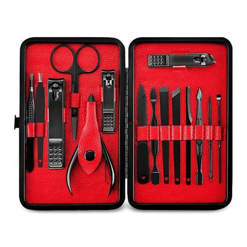 Manicure and Pedicure 15 Pcs Stainless Steel Set