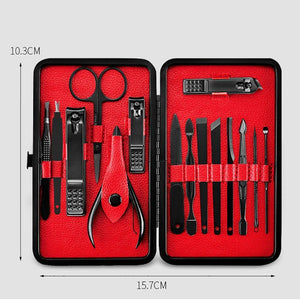 Manicure and Pedicure 15 Pcs Stainless Steel Set