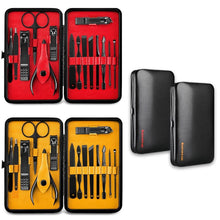 Load image into Gallery viewer, Manicure and Pedicure 15 Pcs Stainless Steel Set