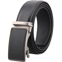 Load image into Gallery viewer, Mens Adjustable Buckle Mechanism Leather Belt