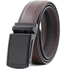 Load image into Gallery viewer, Mens Adjustable Buckle Mechanism Leather Belt
