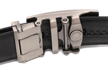 Load image into Gallery viewer, Mens Adjustable Buckle Mechanism Leather Belt
