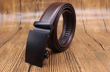 Load image into Gallery viewer, Mens Adjustable Buckle Mechanism Leather Belt