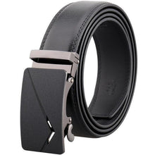 Load image into Gallery viewer, Mens Adjustable Buckle Mechanism Leather Belt