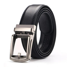 Load image into Gallery viewer, Mens Adjustable Buckle Mechanism Leather Belt