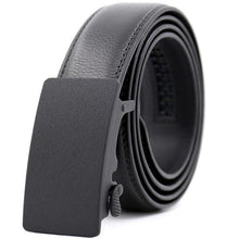 Load image into Gallery viewer, Mens Adjustable Buckle Mechanism Leather Belt