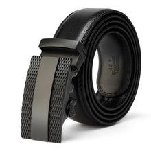 Load image into Gallery viewer, Mens Adjustable Buckle Mechanism Leather Belt