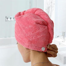 Load image into Gallery viewer, Microfiber Hair Drying Towel