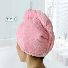 Load image into Gallery viewer, Microfiber Hair Drying Towel