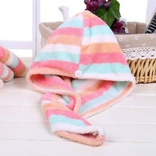Load image into Gallery viewer, Microfiber Hair Drying Towel