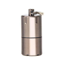 Load image into Gallery viewer, Mini Compact Kerosene Lighter Key Chain Capsule