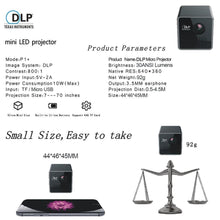 Load image into Gallery viewer, Mini Projector 1080P HD