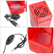 Load image into Gallery viewer, Mini USB Desktop Fridge