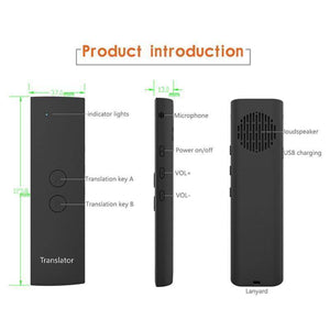 Mini Wireless Two-Way Real Time Bluetooth Language Voice Translator