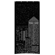 Load image into Gallery viewer, Modern Window Blinds Black City Night Light