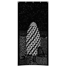 Load image into Gallery viewer, Modern Window Blinds Black City Night Light