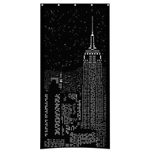 Load image into Gallery viewer, Modern Window Blinds Black City Night Light