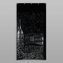 Load image into Gallery viewer, Modern Window Blinds Black City Night Light