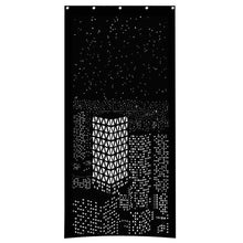 Load image into Gallery viewer, Modern Window Blinds Black City Night Light