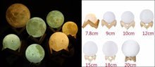 Load image into Gallery viewer, Moon Lamp Rechargeable