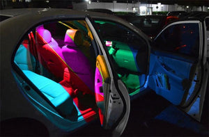 Multi-color Car LED Lights with Remote Control 194 168 501