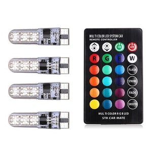 Multi-color Car LED Lights with Remote Control 194 168 501