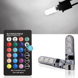 Multi-color Car LED Lights with Remote Control 194 168 501