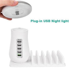 Load image into Gallery viewer, Multi-Port Fast Charging Dock &amp; Lamp