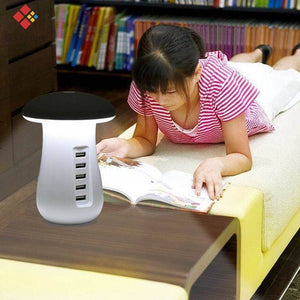 Multi-Port Fast Charging Dock & Lamp