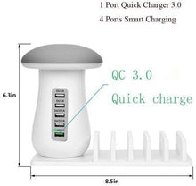 Load image into Gallery viewer, Multi-Port Fast Charging Dock &amp; Lamp