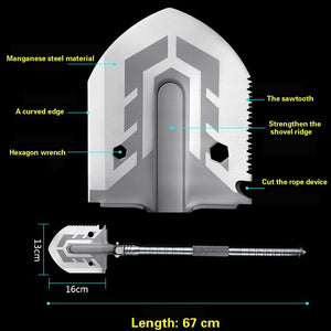 Multi-Purpose Folding Shovel