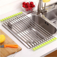 Load image into Gallery viewer, Multifunctional Foldable Dish Drying Rack