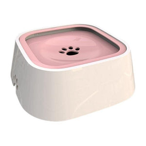 No Spill Drinking Water Feeder Plastic Portable Dog Bowl