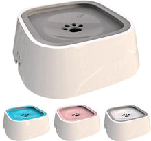Load image into Gallery viewer, No Spill Drinking Water Feeder Plastic Portable Dog Bowl