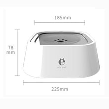 Load image into Gallery viewer, No Spill Drinking Water Feeder Plastic Portable Dog Bowl