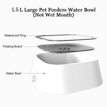 Load image into Gallery viewer, No Spill Drinking Water Feeder Plastic Portable Dog Bowl