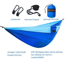 Load image into Gallery viewer, Outdoor Camping Hammock
