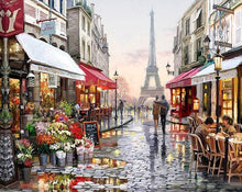 Load image into Gallery viewer, Paris Streets DIY Painting By Number Kit