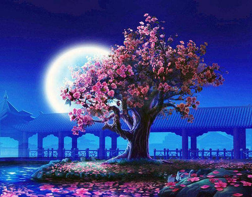 Peach Blossom DIY Painting By Number Kit