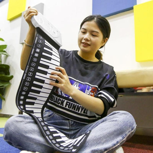 Piano Roll Up Portable Electronic Keyboard